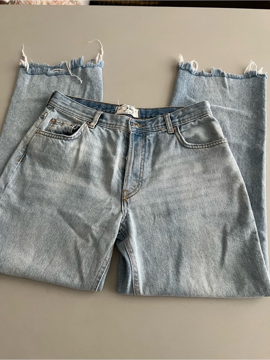 We The Free Denim - We the Free button fly raw hem jeans size 25 100% cotton